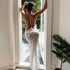Backless Side-Slit Dress