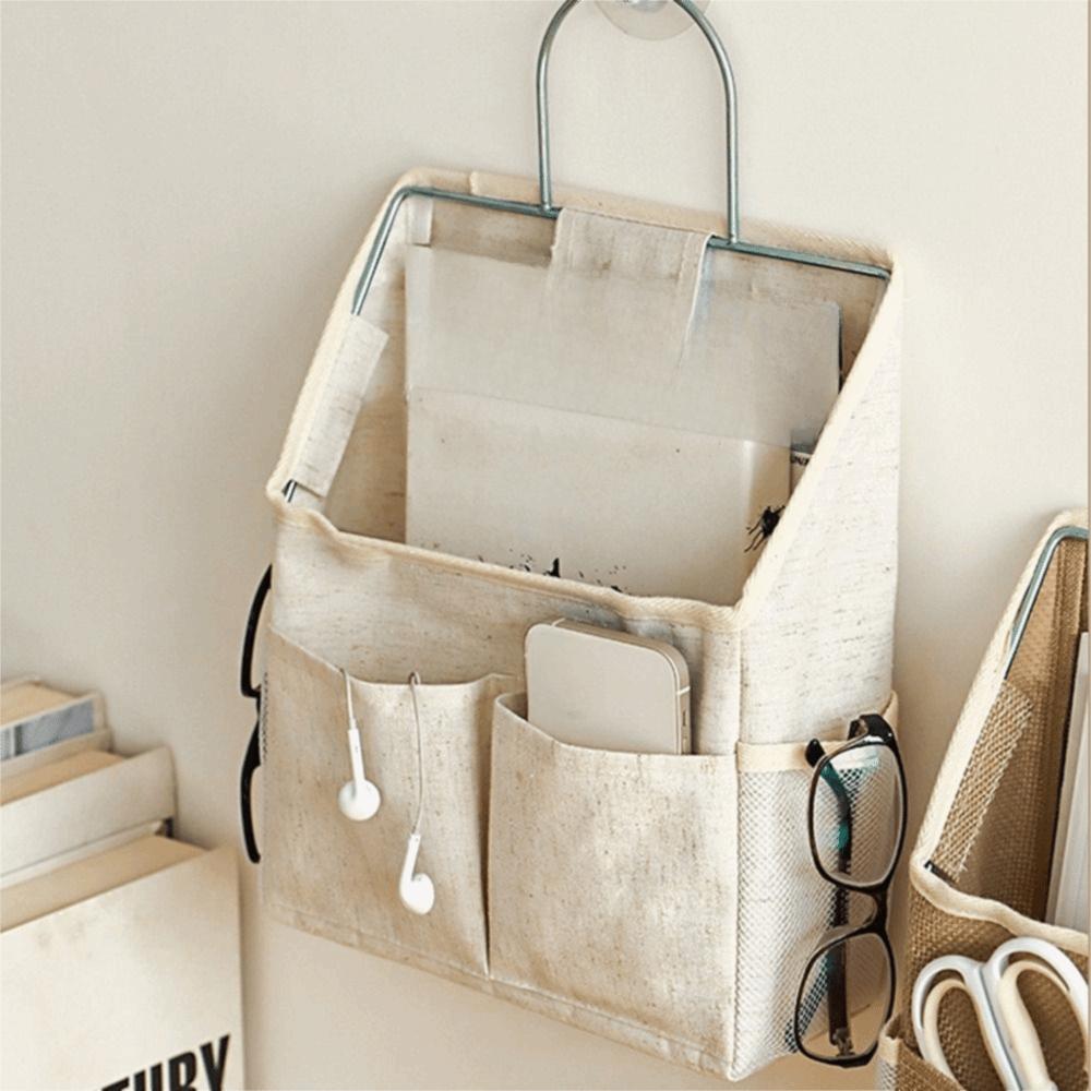 with Pockets Wall-Mounted Organizer Multifunctional Wall Hanging Pouch  Dormitory