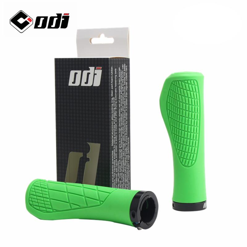 ODI Fietsgrips Zacht Silicagel Mountainbike Grips Ergonomie Mtb Manchetten Waterdicht Mtb Fiets Handvat Lock op Fiets Handvatten