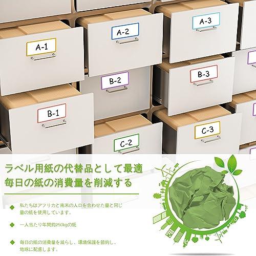 48-pack of magnetic sheets (8 colors x 6 sheets each), 1.5mm thick, strong magnetic nameplate labels, magnetic whiteboard sheets, pen included. Reusab