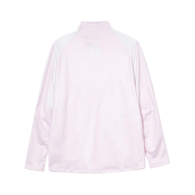 Puma Kpl Breathable Stand Collar Zipper Design Long Sleeve Jacket Men Jacket Pink 605763-14