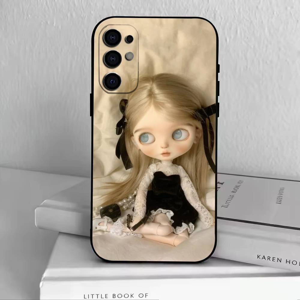 Cute Blythe Doll-D  Phone Case Black Silicone Soft For Samsung S25,S24,S21,S22,S23,S30,Ultra,S20,Plus,Fe,Lite