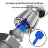 Universal High-Pressure Grease Gun Nozzle with Self-Locking Pliers