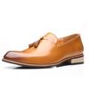 Fashion Handmade Men's Leather Shoes Casual Shoes Elegantes Men Loafers Office Formal Dress Flats Outdoor Driving Shoes Tassel Moccasins