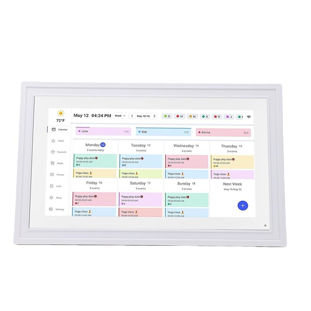 Calendario Digitale Intelligente 21,5 Pollici Touchscreen WiFi Display Interattivo Calendario Digitale Planner con APP Memoria 32G per