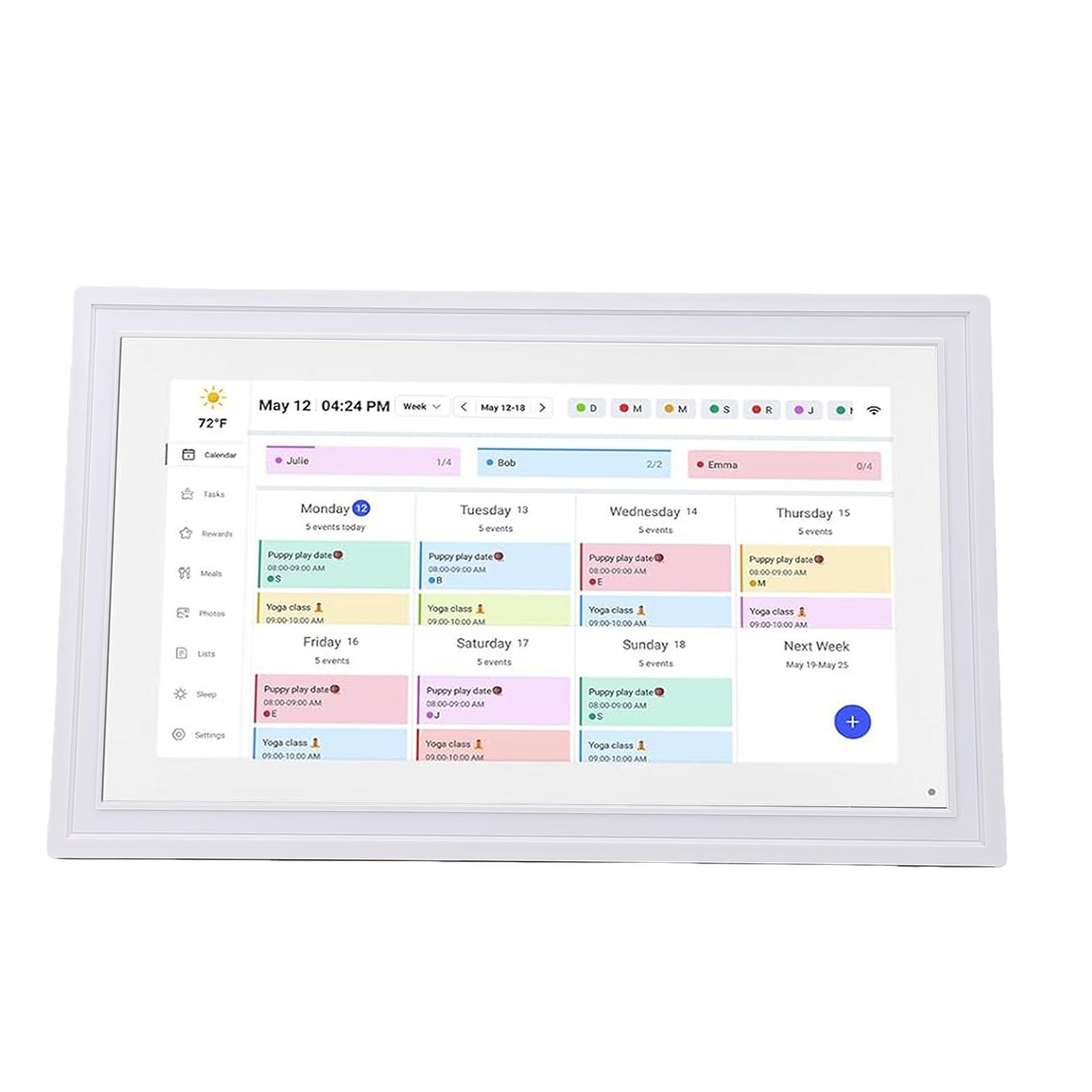 Smart Digital Calendar 21.5 Inch Touchscreen WiFi Interactive Display Digital Calendar Planner with APP 32G Memory for