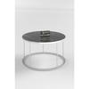 Coffee Table And Nesting Table Terra Silver White