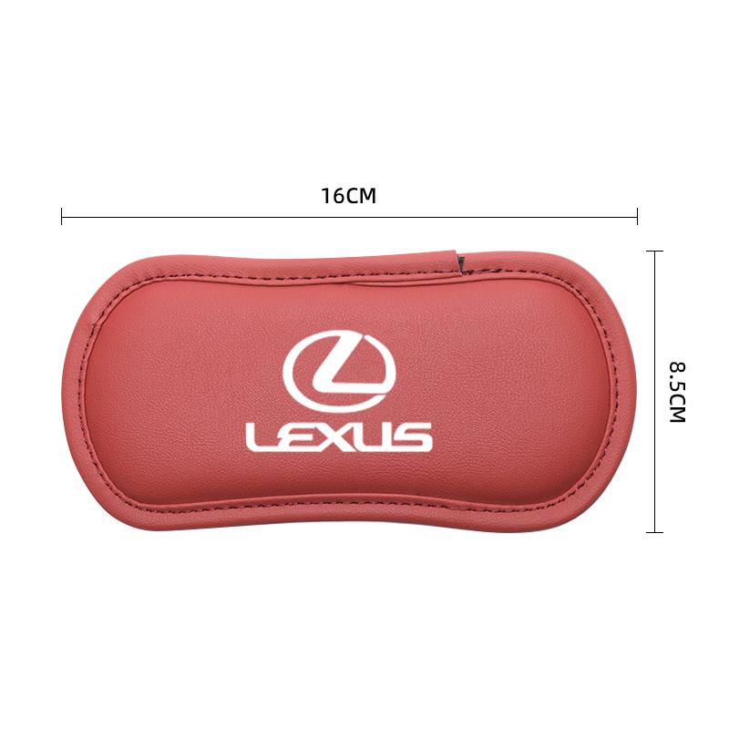 Leather Car Pillow Car Knee Pad Elastic Memory Foam Leg Pad For Lexus F SPORT GS GX IS LS LX CT LBX NX RX 350h 450h ES UX 300e