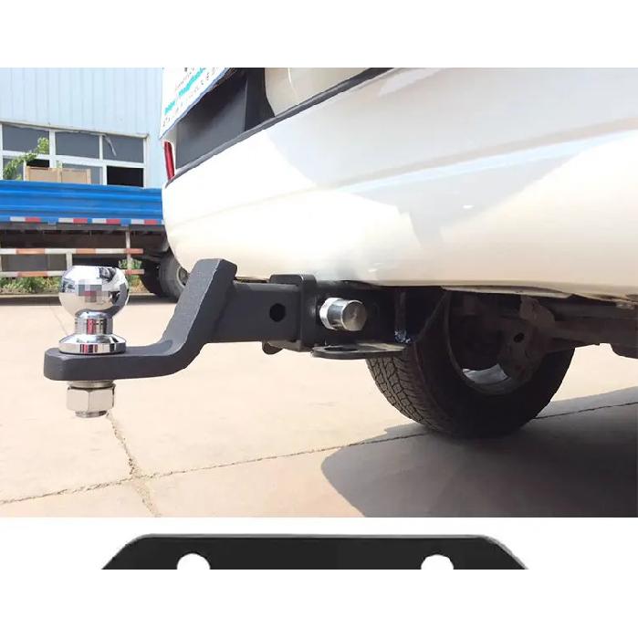 Black steel rear tow hook, fit Toyota Prado LC120