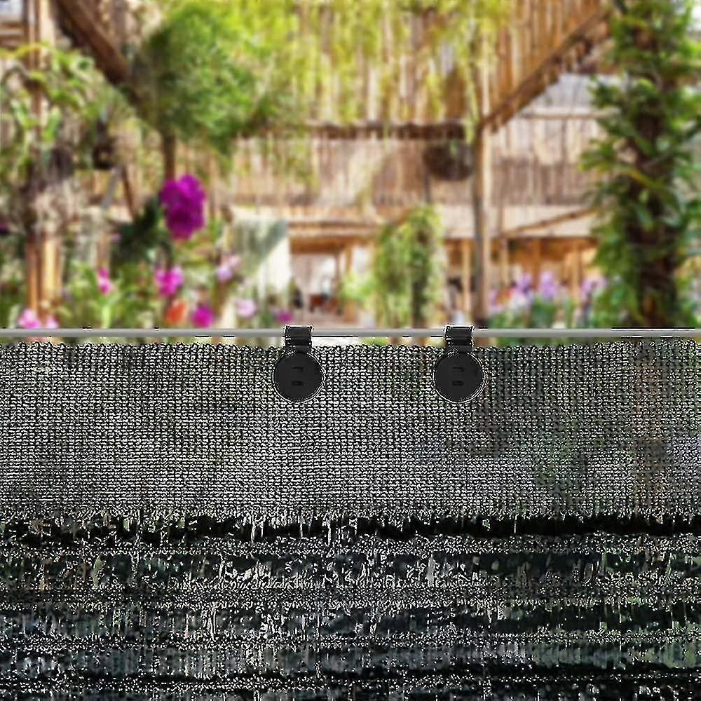 50-100 Pack Shade Cloth Heavy Duty Lock Grip, New Shade Cloth Fix Plastic Clamp, Premium Tarp Clips Fence Fabric Clips For Greenhouse Outdoor Garden N