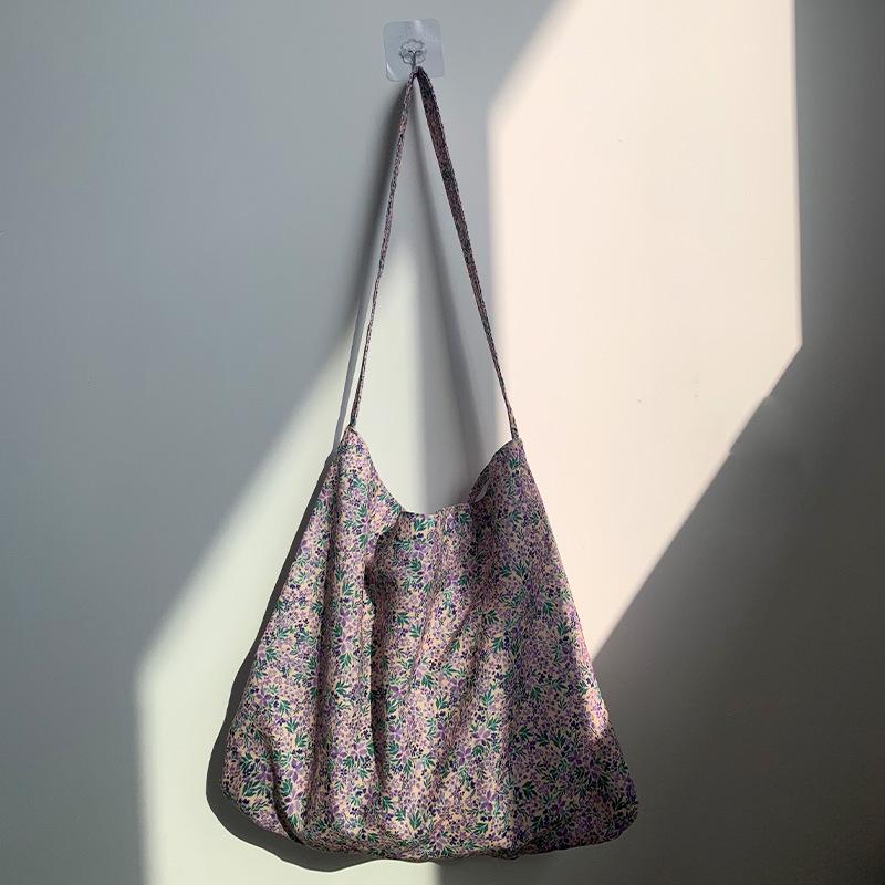 Schultertasche aus Kord-Canvas mit Leopardenmuster - Koreanischer Stil, Neues Sommer-College-Design