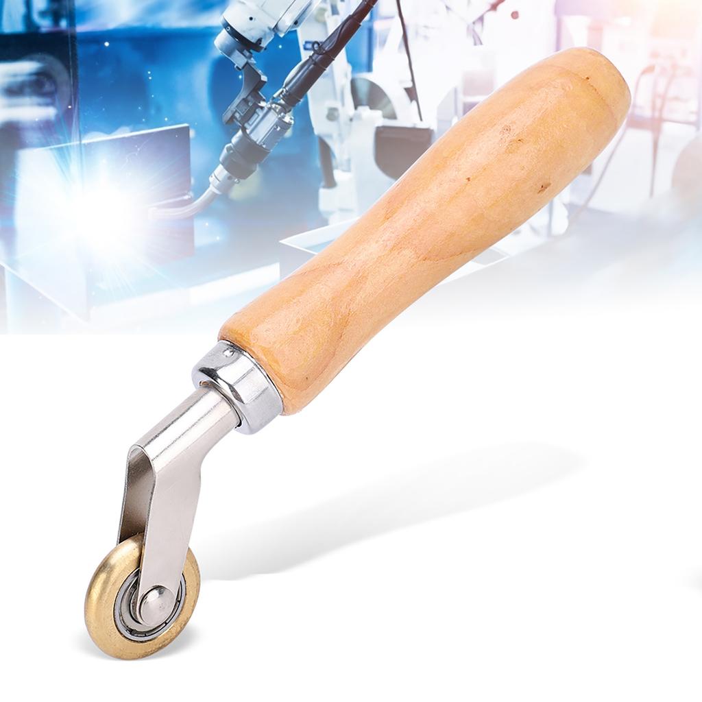 Hand DIY Tool Welding Handheld Roller Waterproof Membrane Material Corner Seam Brass Press Wheel Hand Press Tool Seam Roller