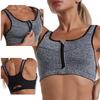 Damen-Sport-BH mit Reißverschluss, stoßfest, Tank-Top, Yoga-Unterwäsche für sportliche Frauen, Übergröße, Bodybuilding, Laufen, Sport-BHs, Dessous