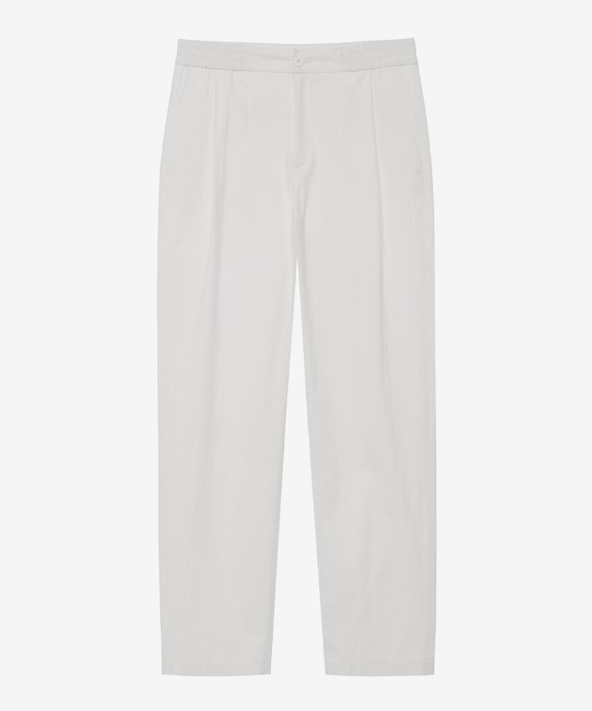 MINDBRIDGE Relaxed Fit Linen-Like Full Elastic Waist Pants