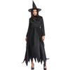 Witch Costume, Stage Costume Cospay Evil Wizard Costume, Cosplay Halloween Costume