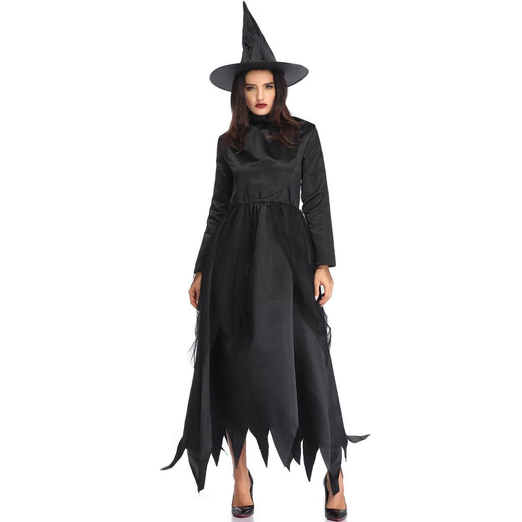 Witch Costume, Stage Costume Cospay Evil Wizard Costume, Cosplay Halloween Costume