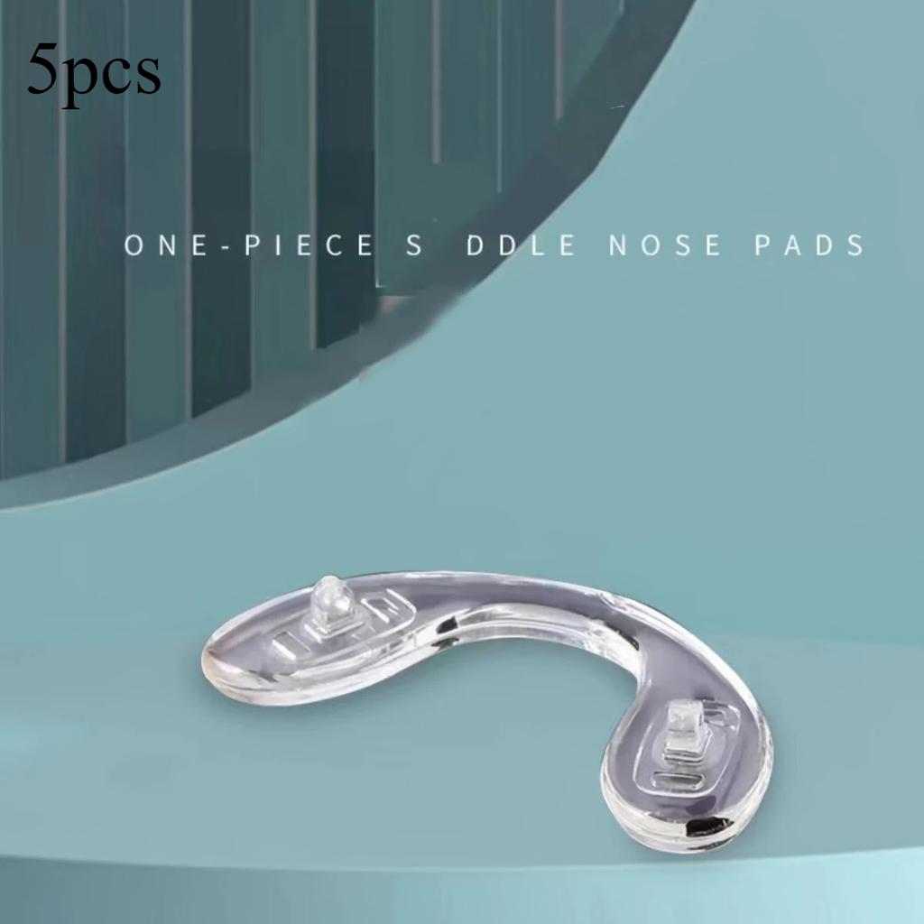 One-piece U-shaped Nose Glasses One-piece Anti-slip Silicone Children's Anti-pressure Screw Universal Nose Glasses Accessories