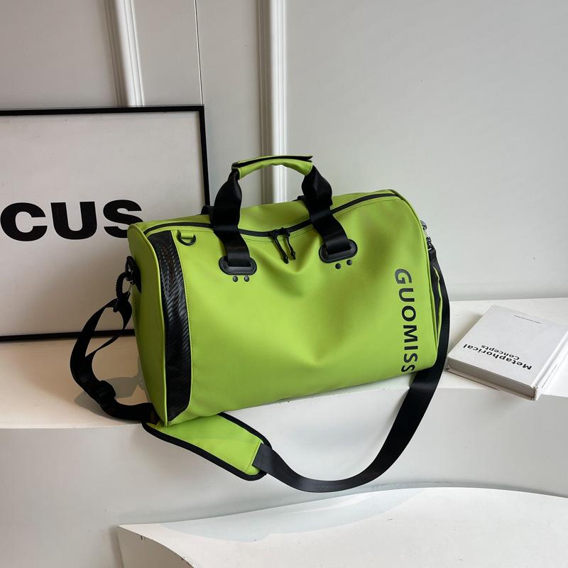 Large-Capacity Travel Bag with Shoe Compartment & Wet/Dry Separation, Ideal for Short Trips & Fitness