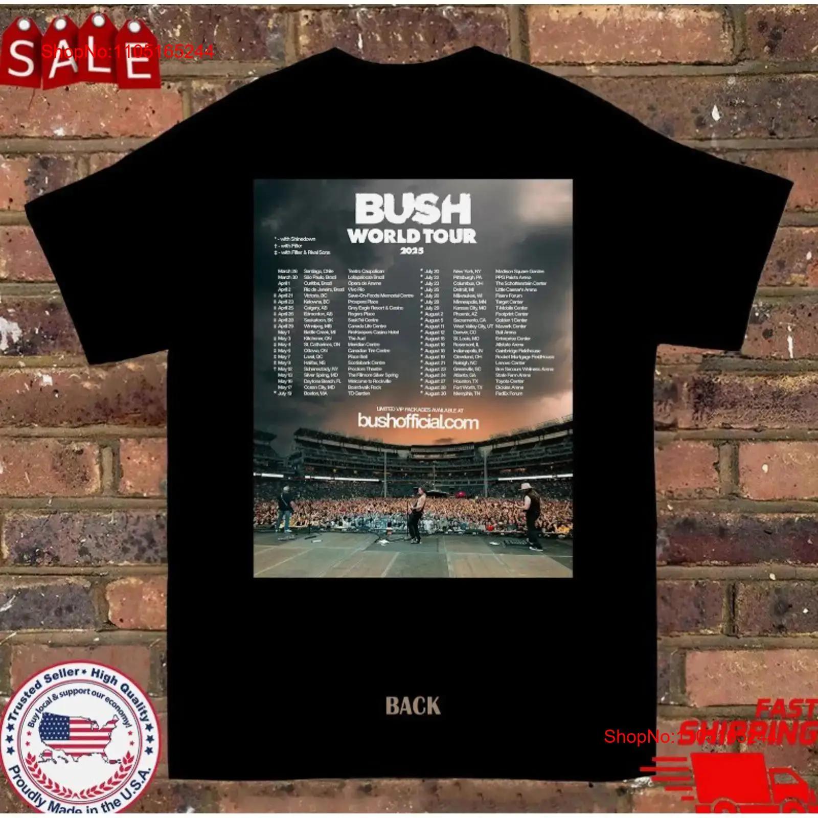 BUSH WORLD TOUR 2025 Concert T-shirt S