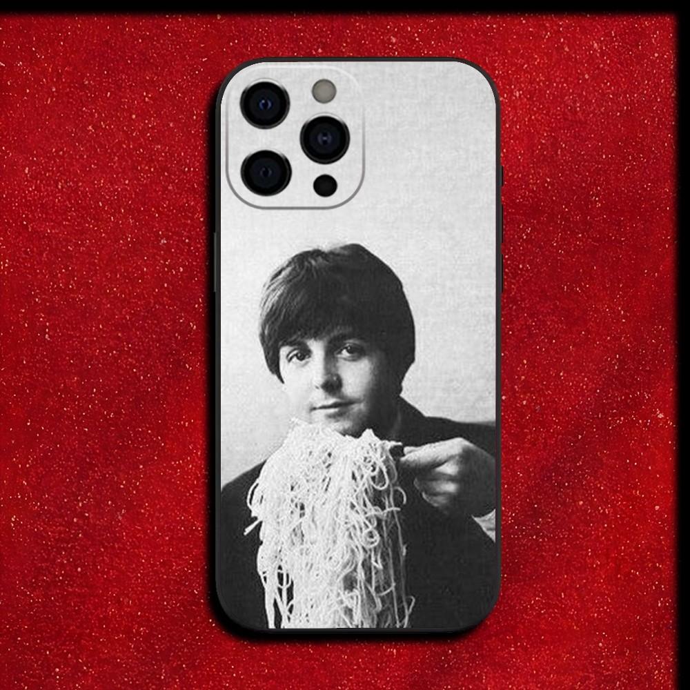 

Singer Paul M-McCartney Phone Case For iPhone 16,15,14,13,12,11,Pro,X,XS,Max,XR,Plus,Mini Soft Black Cover iPhone12mini