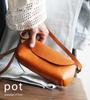 Specialty Store Belt Leather Shoulder Shoulder Smartphone Tochigi Natural Plump Made in Mini Valuables BLPT0072 [Belt Lab] Women's Bag, Small,