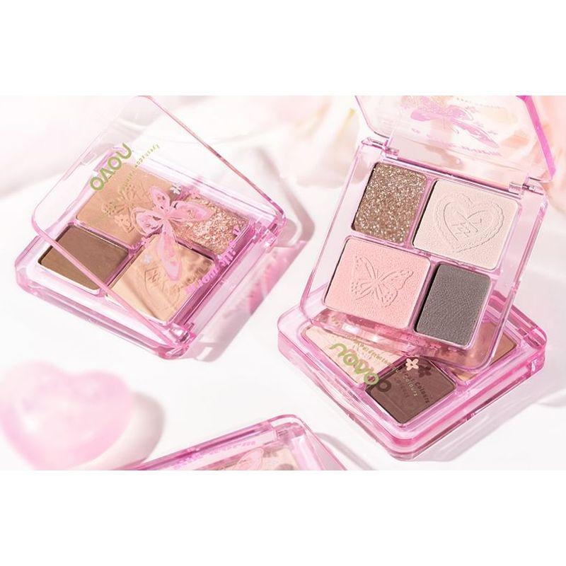 NOVO - Glowing 4 Color Eyeshadow Palette - 4 Types