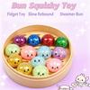 Μίνι Γκλίτερ Squishy Ψωμάκι Μπαλάκια Στρες Kawaii Ατμιστό Ντάμπλινγκ Παιχνίδια Πίεσης με Ατμομάγειρα Αισθητηριακά Παιχνίδια Fidget για Ανακούφιση Άγχους