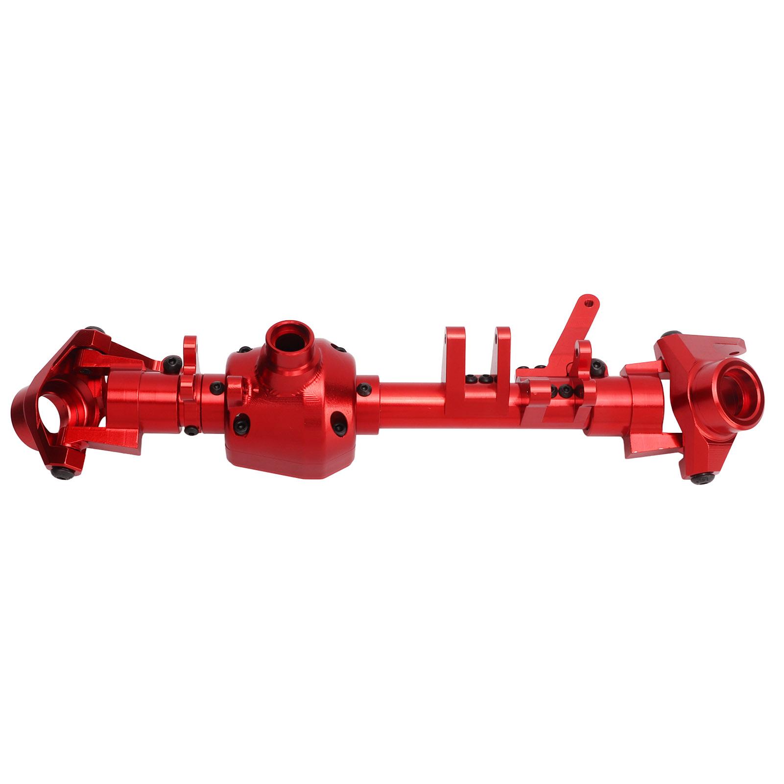 

Front Axle Housing Aluminum Alloy Vehicle Axles Shell RC Accessories for Axial 1 6 SCX6Red червоний