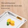 JOBO Extra Thick Stainless Steel Rectangular Tray