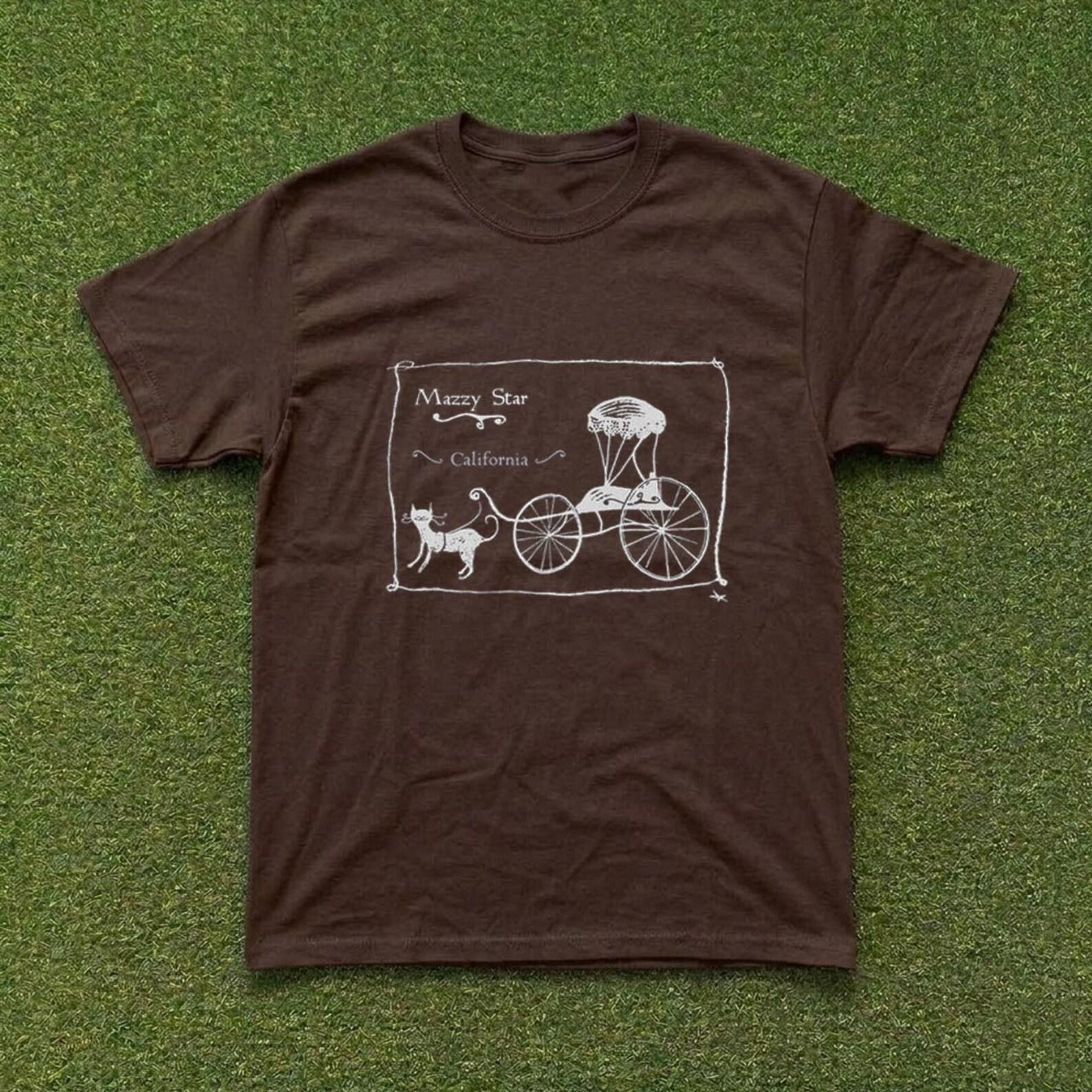 Mazzy Star California T shirt, 90s Alt Rock Band Tee, Unisex Cotton Graphic Shirt M