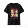 Pretty Girl Version of The Handsome Warrior Print T-shirt Suitable for Both Men and Women for The Summer