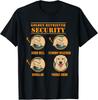 Koszulka Golden Retriever Golden Retriever Ochrona Zabawny Prezent dla Psa Koszulka Unisex