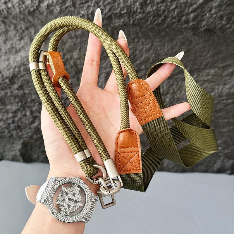 150Cm Adjustable Upgraded Widened Shoulder Mobile Phone Lanyard Camera Rope High-End Decompression Phone Hanging Rope