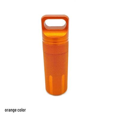 Wasserdichte Aluminiumlegierung Outdoor Survival Pillendose