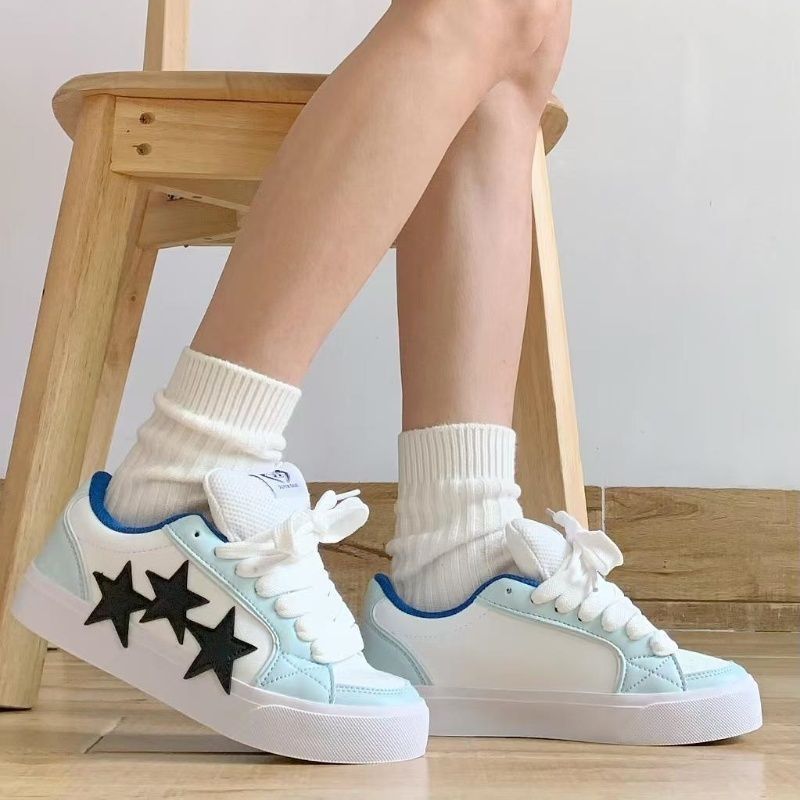 Bread Shoes Women's Retro Casual Shoes Versatile Student Sneakers