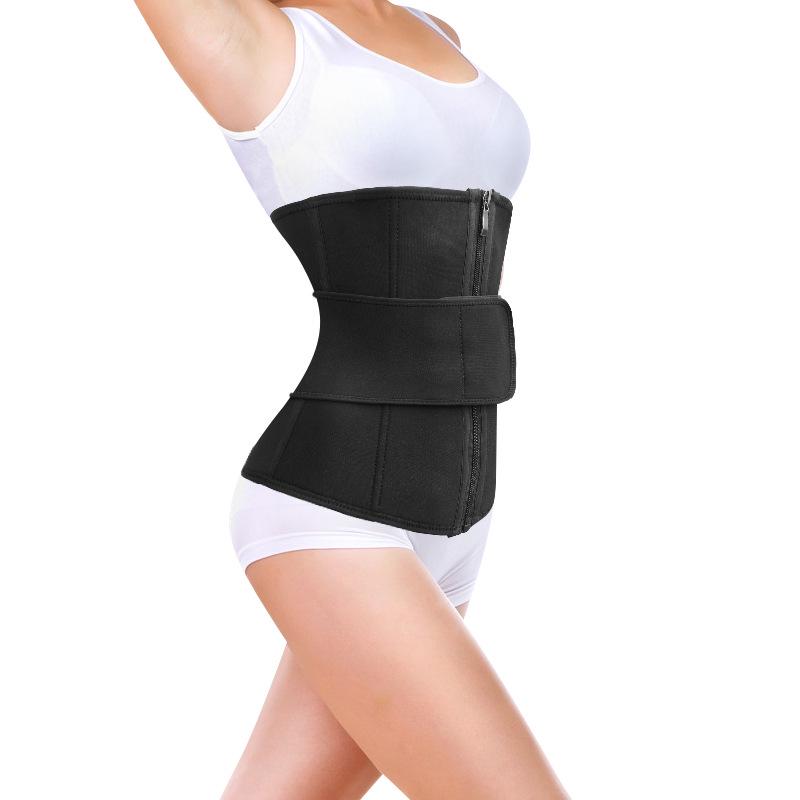 Neoprene Waist Cincher with Back Support, Sweat Enhancing Tummy Control Shaper Corset
