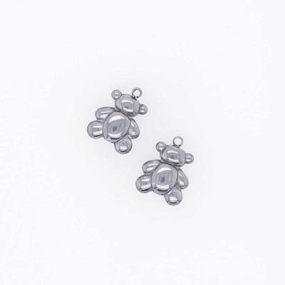 Surgical Steel Mini Bear Pendant Accessory