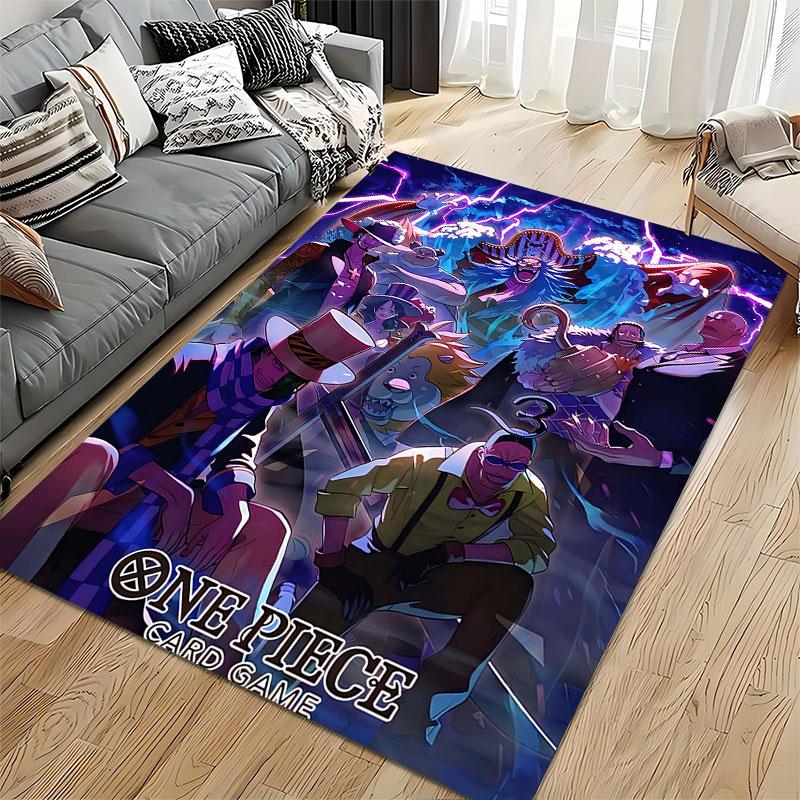 One Piece Character Art Carpet Suitable As a Non-slip Mat for the Living Room or Bedroom Sofa