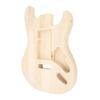 Electric Guitar Body Integrated and Unfinished Maple Wood Guitar Body Replacement DIY Accessory