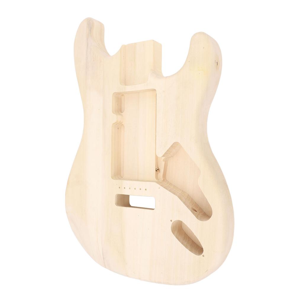 Electric Guitar Body Integrated and Unfinished Maple Wood Guitar Body Replacement DIY Accessory