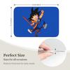 Custom Goku Anime Doormat Non-Slip Entrance Welcome Kitchen Bath Floor Door Mat Cute Cartoon Toilet Living Room Carpet Rug