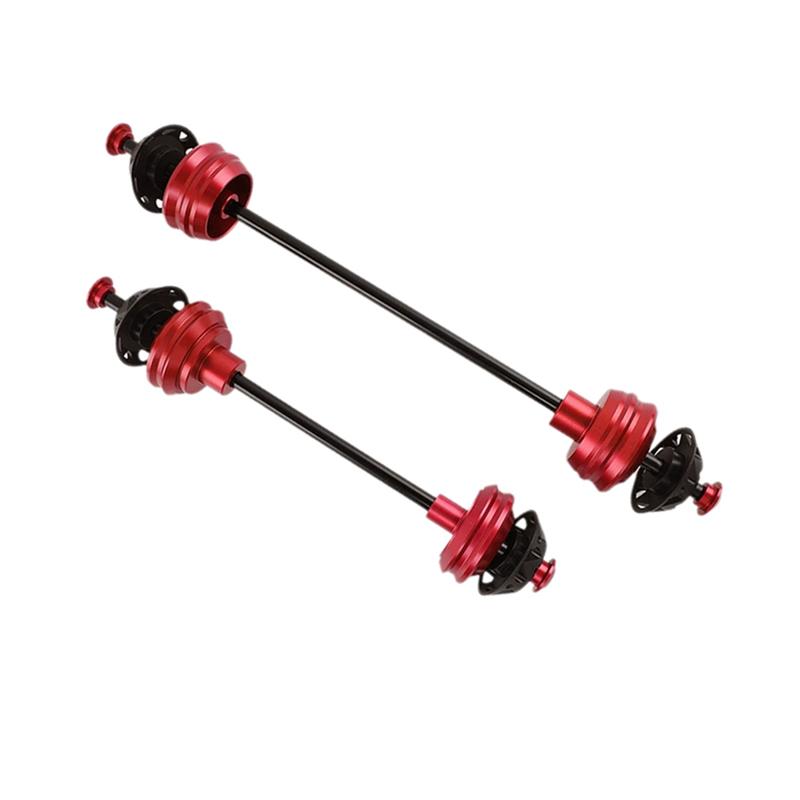 2X Motorcycle Modified Front Rear Wheel Rod Axle Kit Front Rear Wheel Rod Axle Kit Anti-Fall Block