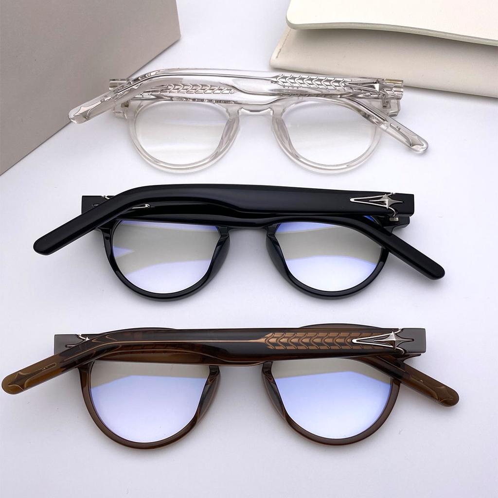 High Quality Optical Frame Ron Plate Round Frame Glasses Plain And Versatile Anti-Blue Light