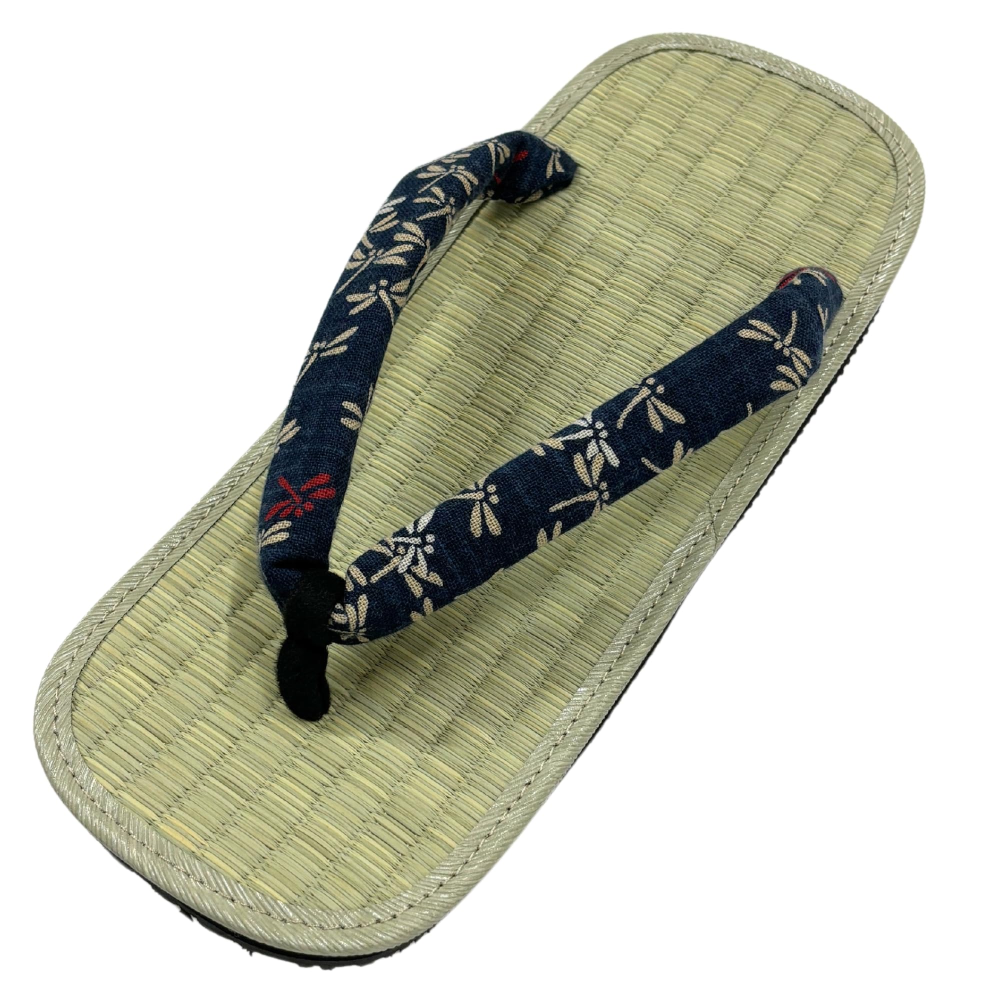 

Edoten Geta Sandals, Large Size, Shigi Ame-Soled Igusa (Rush Grass) for Men, 30cm, Tombo Pattern, 1 Shaku (4L)
