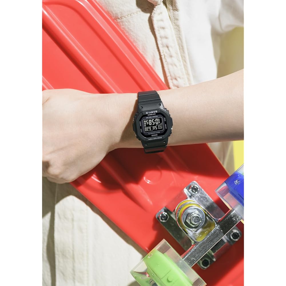 Casio Baby-G BGD-5650-1CJF Women's All Black Radio Solar Watch