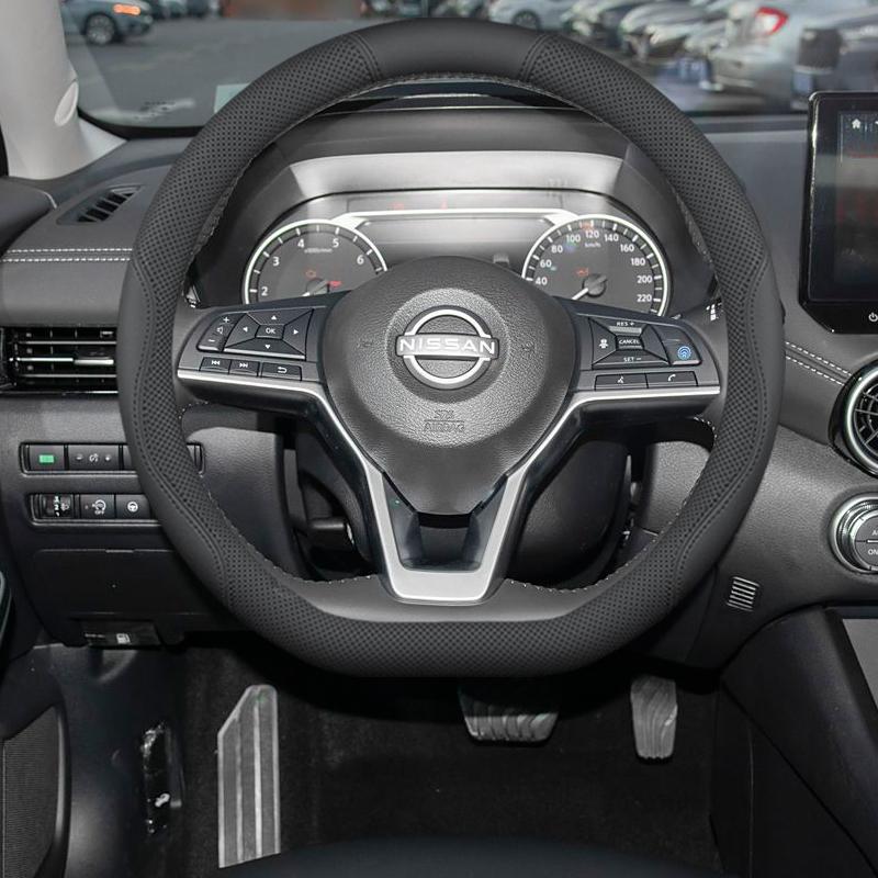 Nissan Sylphy 14th Gen Steering Wheel Cover - Anti-slip, Odorless, No-Sew Leather