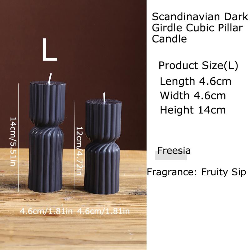 1PC Black Skull Aroma Candle Decor Candle Gothic Horror Scented Candle Macabre Skeleton Wax Melt