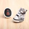 4 st/set Pet Dog Dog Shoes Four Seasons Sports Canvas Ball Skor Teddy Bichon Varm mjuk botten Små hundar