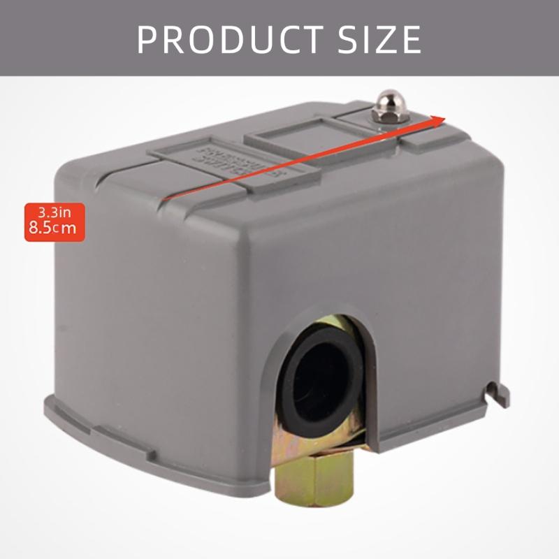 Practical Long Time Use Water Pump Pressure Switches Home Accessory for Accurate and Flexible Pressure Adjustment