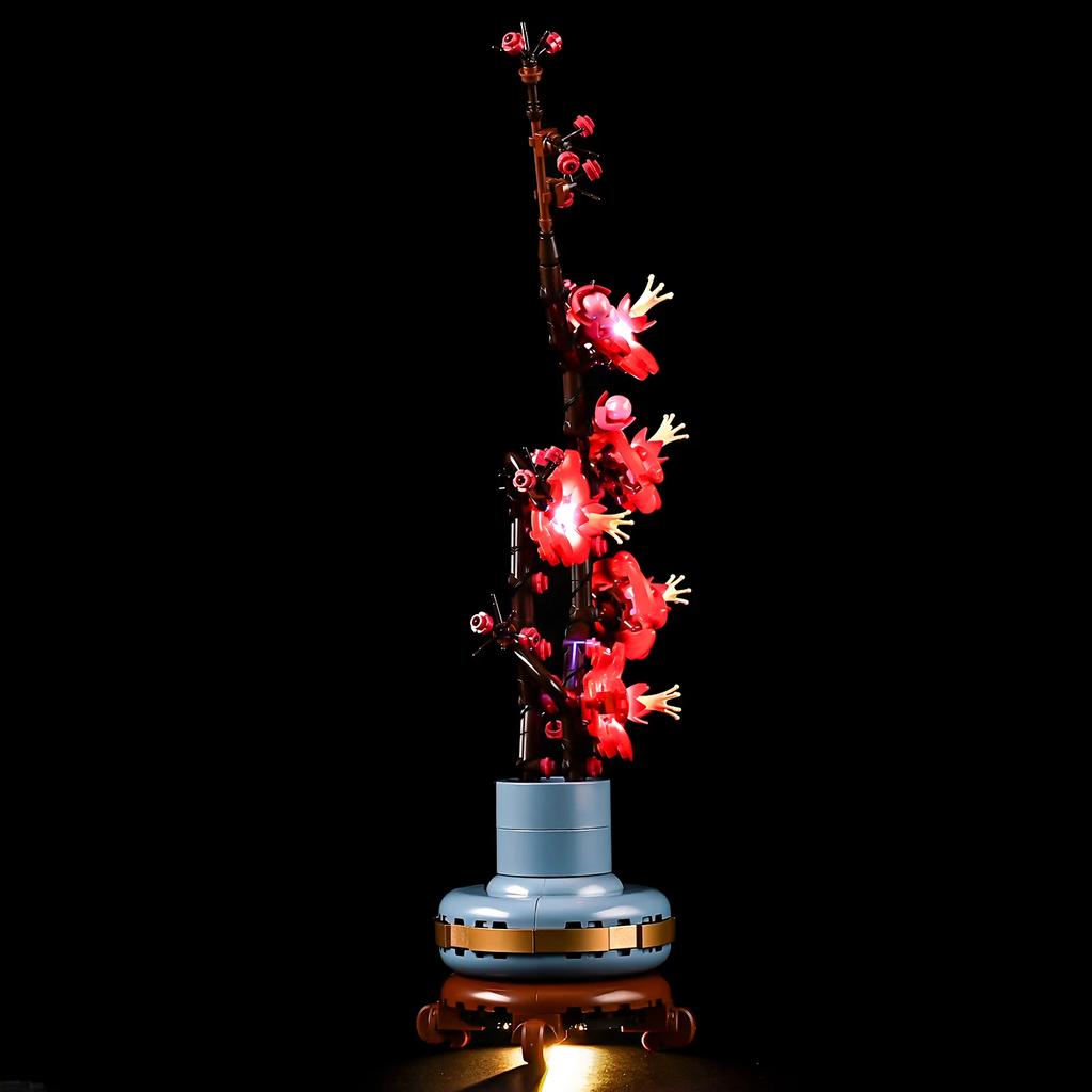Flower Plum Blossom Led Light Kit For 10369 The Creator Botanical Collection Not Include Building Block (Only Lighting Set)
